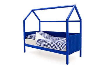 Кровать-домик в детскую «Svogen синий» мягкая в Петропавловске-Камчатском
