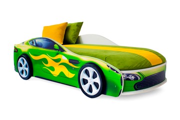 Кровать-машина в детскую Бондимобиль зеленый в Петропавловске-Камчатском