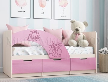 Детская кровать Юниор-3, Розовый металлик в Петропавловске-Камчатском