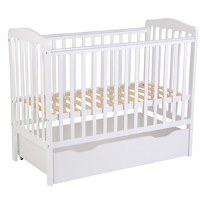 Кроватка для новорожденных POLINI Kids Simple 310-01 Белый в Петропавловске-Камчатском