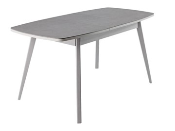 Кухонный раскладной стол Артктур, Керамика, grigio серый, 51 диагональные массив серый в Петропавловске-Камчатском
