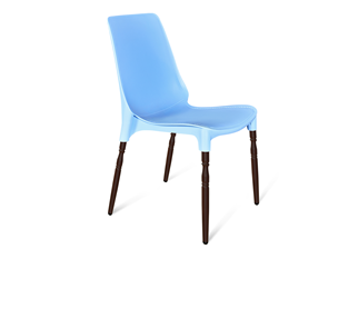 Обеденный стул SHT-ST75/S424-F (голубой/коричневый муар) в Петропавловске-Камчатском
