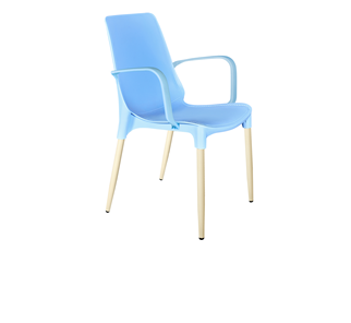 Обеденный стул SHT-ST76/S424-С (голубой/ваниль) в Петропавловске-Камчатском