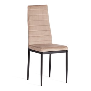 Обеденный стул Easy Chair (mod. 24-1) 49x41x98 Beige (бежевый) HLR8 / черный, арт.20546 в Петропавловске-Камчатском