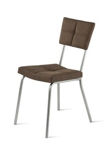 Обеденный стул Лион 1, Allure dark brown/Металлик в Петропавловске-Камчатском