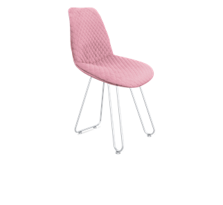 Обеденный стул SHT-ST29-С22 / SHT-S106 (розовый зефир/хром лак) в Петропавловске-Камчатском