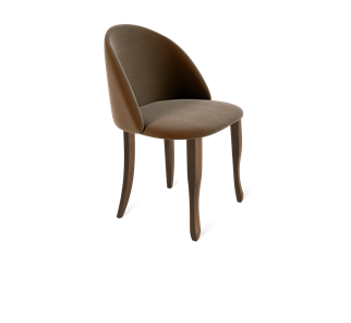 Обеденный стул SHT-ST35 / SHT-S122 (кофейный ликер/темный орех/черный муар) в Петропавловске-Камчатском