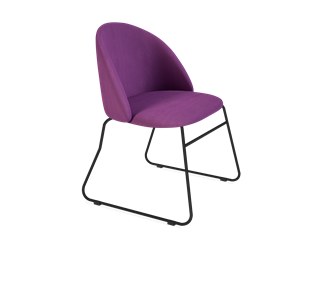 Обеденный стул SHT-ST35 / SHT-S167 (ягодное варенье/черный муар) в Петропавловске-Камчатском