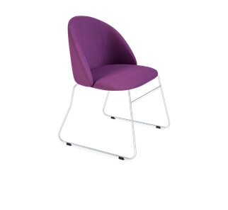 Обеденный стул SHT-ST35 / SHT-S167 (ягодное варенье/хром лак) в Петропавловске-Камчатском