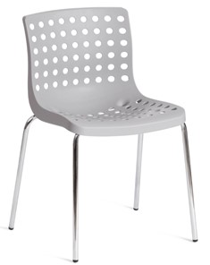 Обеденный стул SKALBERG (mod. C-084-A) 46х56х79 Grey (серый) / Chrome (хром) арт.19259 в Петропавловске-Камчатском