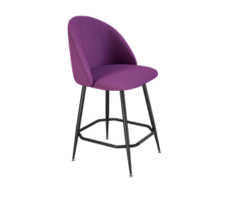 Полубарный стул SHT-ST35 / SHT-S148-1 (ягодное варенье/черный муар) в Петропавловске-Камчатском