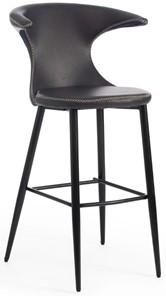 Барный кухонный стул FLAIR BAR (mod. 9018) 60х56х106 серый 22/черный арт.19648 в Петропавловске-Камчатском