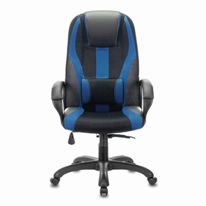 Компьютерное кресло Brabix Premium Rapid GM-102 (экокожа/ткань, черное/синее) 532106 в Петропавловске-Камчатском