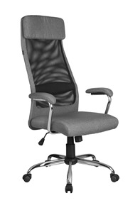 Кресло Riva Chair 8206 HX (Серый/черный) в Петропавловске-Камчатском
