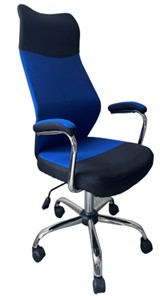 Кресло для компьютера C168 синий в Петропавловске-Камчатском