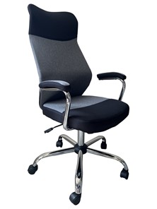 Офисное кресло C168 черный/серый в Петропавловске-Камчатском
