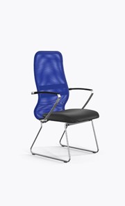 Кресло офисное Метта Ergolife Sit 8 B2-9K - X1+Extra (Синий-Черный) в Петропавловске-Камчатском