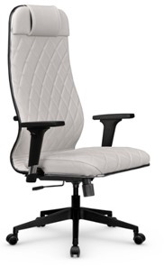 Кресло офисное Мetta L 1m 40M/2D Infinity Easy Clean (MPES) топган, нижняя часть 17832 белый в Петропавловске-Камчатском