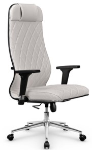 Кресло офисное Мetta L 1m 40M/2D Infinity Easy Clean (MPES) топган OMS, нижняя часть 17853 белый в Петропавловске-Камчатском
