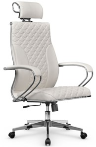 Кресло офисное Metta L 2c 44C/K116 Infinity Easy Clean топган, нижняя часть 17834 белый в Петропавловске-Камчатском