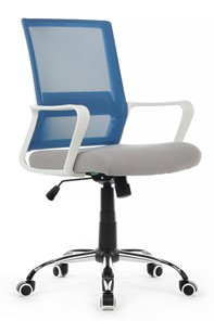 Офисное кресло Riva RCH 1029MW, серый/синий в Петропавловске-Камчатском