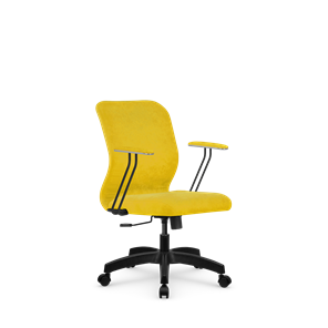 Кресло компьютерное SU-Mr-4/подл.079/осн.001 желтый в Петропавловске-Камчатском