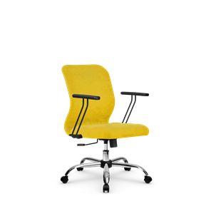 Кресло компьютерное SU-Mr-4/подл.109/осн.003  желтый в Петропавловске-Камчатском