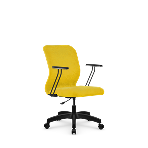 Офисное кресло SU-Mr-4/подл.110/осн.005 желтый в Петропавловске-Камчатском