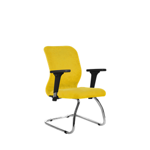 Кресло компьютерное SU-Mr-4/подл.200/осн.007 желтый в Петропавловске-Камчатском