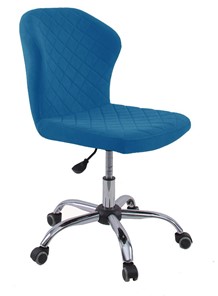 Кресло в офис KD-31, микровелюр B8 blue в Петропавловске-Камчатском