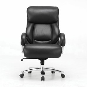 Кресло компьютерное Brabix Premium Pride HD-100 (натуральная кожа, черное) 531940 в Петропавловске-Камчатском