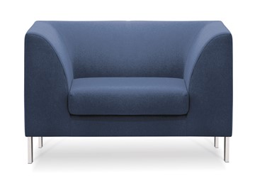 Мягкое офисное кресло Сиеста, ткань Bahama / синяя в Петропавловске-Камчатском
