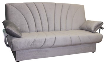 Прямой диван Hit-Divan Рио с металлическими подлокотниками в Петропавловске-Камчатском