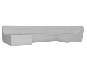Модульный раскладной диван Холидей, Белый (экокожа) в Петропавловске-Камчатском
