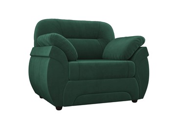 Мягкое кресло Бруклин, Зеленый (велюр) в Петропавловске-Камчатском