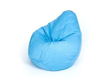 Кресло-мешок Хоум среднее, голубое в Петропавловске-Камчатском