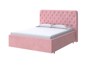 Кровать 2-спальная Classic Large 160х200, Велюр (Casa Жемчужно-розовый) в Петропавловске-Камчатском
