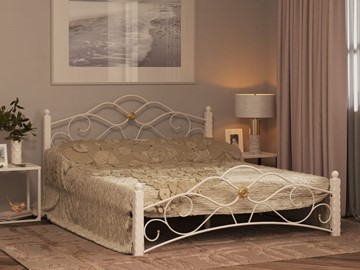 Кровать 2-спальная Гарда 3, 160х200, белая в Петропавловске-Камчатском