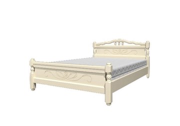 Спальная кровать Карина-5 (Слоновая кость) 120х200 в Петропавловске-Камчатском