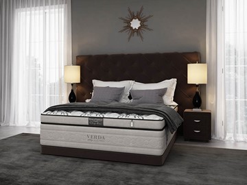 Кровать 2-х спальная Style/Basement 160х200, Флок (Велсофт Спелая слива) в Петропавловске-Камчатском