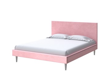 Спальная кровать Claro 140х200, Велюр (Casa Жемчужно-розовый) в Петропавловске-Камчатском