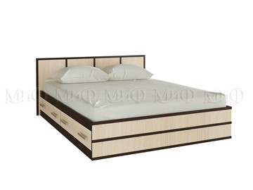 Кровать полутороспальная Сакура 1400 с ящиками в Петропавловске-Камчатском