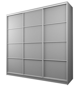 Шкаф 3-х дверный MAX МШ-27-6-24-111, Профиль Белый/Цвет Серый в Петропавловске-Камчатском