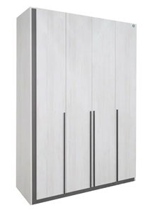 Шкаф 4х-дверный Винтер-4, винтерберг/темно-серый в Петропавловске-Камчатском