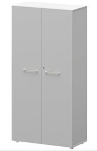 Шкаф распашной с 2-мя дверьми Kortez СМШ48F, Белый брилиант в Петропавловске-Камчатском