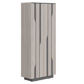 Шкаф гардероб LINE Дуб-серый-антрацит СФ-574401 (900х430х2100) в Петропавловске-Камчатском