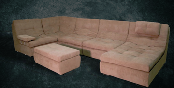 П-образный диван Премьер со столом-пуфом в Петропавловске-Камчатском