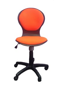 Детское крутящееся кресло Libao LB-C 03, цвет оранжевый в Петропавловске-Камчатском