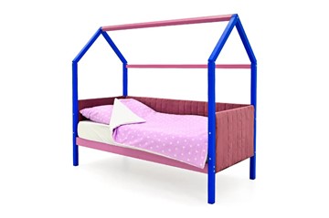 Кровать-домик в детскую «Svogen синий-лаванда» мягкая в Петропавловске-Камчатском