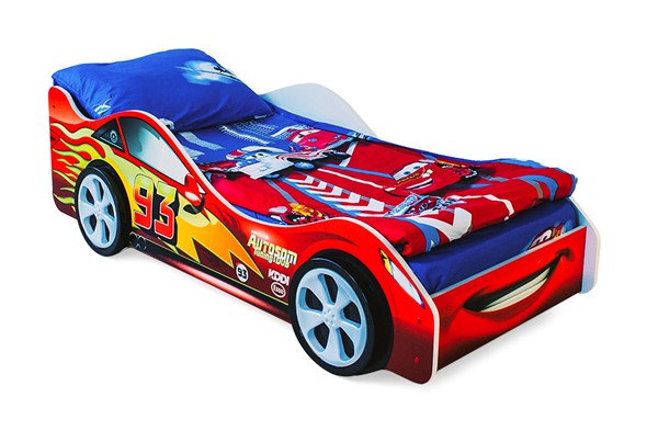 Кровать-машина детская Тачка красная в Петропавловске-Камчатском - изображение